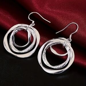 Boho Dazzle Geometric Dangle Earrings EB